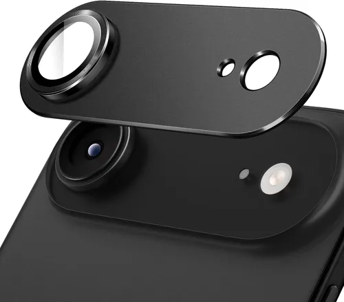 Vista 21 de JETech Protector de lente de cámara para iPhone 17 de 6.3 pulgadas, cobertura completa, cubierta de anillo de vidrio templado 9H, placa de metal