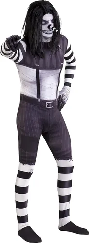 Vista 2 de Morphsuits Disfraz de Halloween para niños con leyenda urbana de Zalgo aterrador