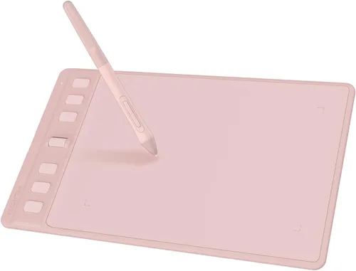 Vista 9 de HUION Inspiroy 2 Tableta de dibujo mediana con rueda de desplazamiento, 9 x Negro