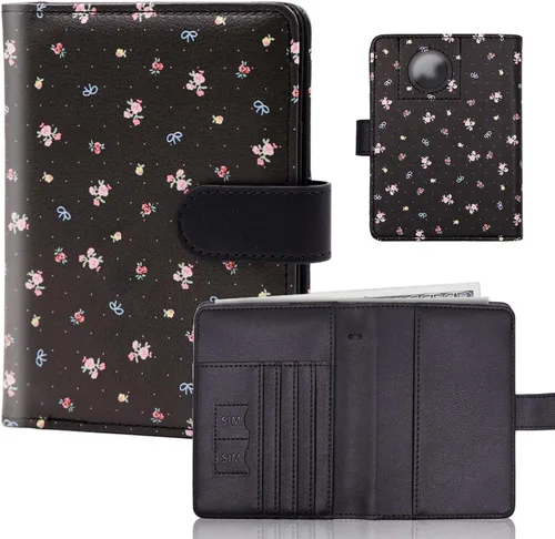Vista 50 de Melsbrinna - Funda para pasaporte, ranuras para tarjetas, bonita funda para pasaporte para mujeres/hombres, resistente al agua con bloqueo RFID