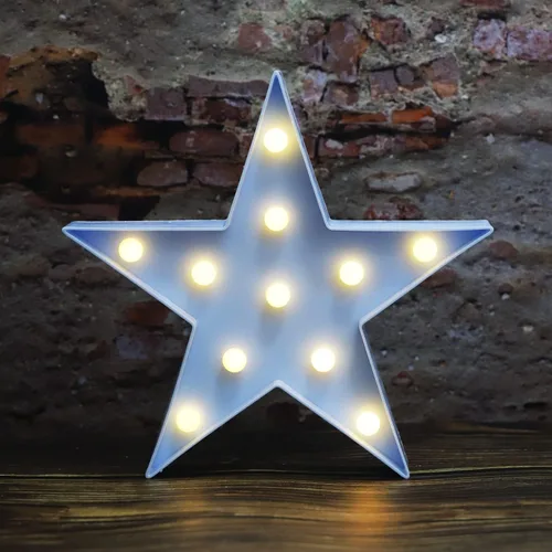 Vista 10 de Luz nocturna LED de marquesina, con forma de estrella, funciona con pilas, lámpara de mesa para niños, bebé, niño, regalo de niña, cuarto de bebé