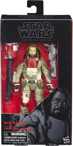 Vista 2 de Figura de acción Baze Malbus de Star Wars: Rogue One, serie The Black