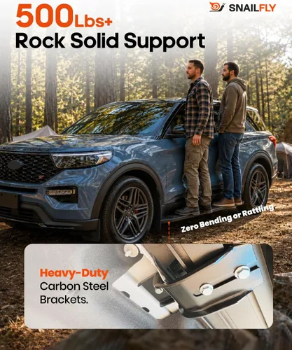 Vista 4 de Estribos aptos para Ford Explorer Base ST XLT Limited Platinum ST-Line Timberline 2020-2026 con aletas de barro