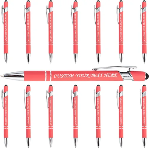 Vista 12 de VectWaby - Bolígrafos personalizados a granel, bolígrafo grabado con nombre, logotipo, lápiz capacitivo para pantallas táctiles, a granel