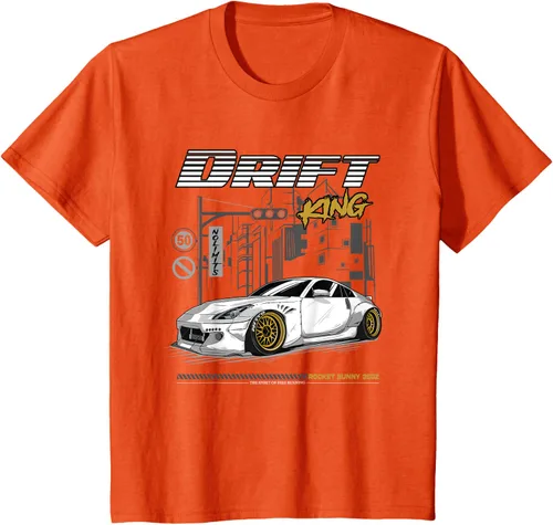 Vista 29 de Z34 370 Fairlady Z - Camiseta gráfica de cuerpo ancho, Negro, S
