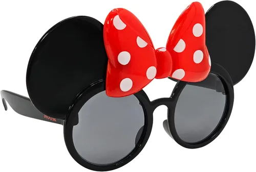 Vista 15 de Sun-Staches Gafas de sol de Mickey y Minnie Mouse, accesorio de disfraz de Disney, niños Mariposa Minnie Rosa