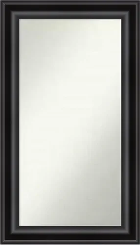 Vista 162 de Amanti Art Espejo personalizado, espejo de baño negro puente, espejo de pared o espejo de tocador de baño sobre el fregadero (26 x 26 pulgadas)