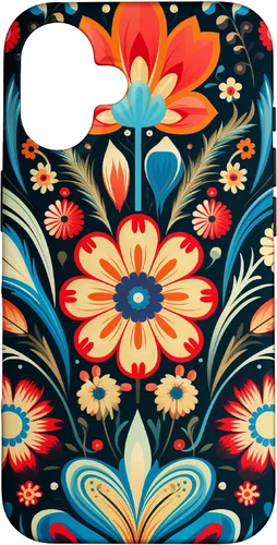 Vista 32 de Polish Folk Art Flower Pattern Poland Case for iPhone 17