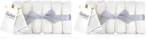 Vista 11 de Parker Baby Co. - Paños de muselina 100% algodón para bebé, paquete de 6, color blanco Paños de lavado suaves y absorbentes para baños de recién