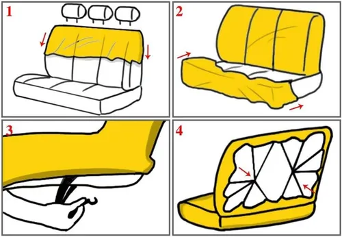 Vista 5 de AFPANQZ Funda protectora para asiento trasero de automóvil, con bandera patriótica estadounidense, solo para asiento trasero de automóvil, camión