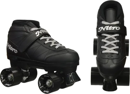 Vista 4 de Epic Skates Super Nitro - Patines de cuatro velocidades para interiores y exteriores