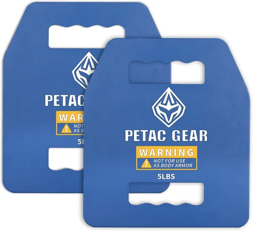 Vista 12 de PETAC GEAR Placas de Peso Tácticas Para Chaleco Con Peso Para Hombres Entrenamiento, 5/10/15/20 LBS Equipo de Chalecos de Entrenamiento de Fuerza