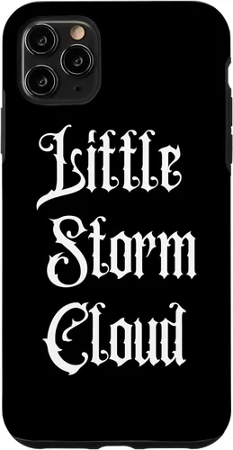 Vista 13 de Funda para iPhone 16 Little Storm Cloud, MIÉRCOLES DARK FAMILY GOTHIC HUMOR