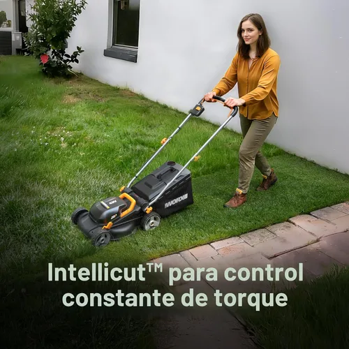 Vista 6 de Worx Cortacésped inalámbrico, cortacésped 2 en 1 de 40 V y 14 pulgadas