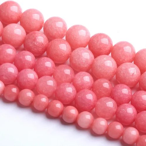 Vista 44 de 4MM 86 piezas Cuentas sueltas de piedra natural de amazonita calcedonia para hacer joyería DIY Pulsera Collar 1 hebra