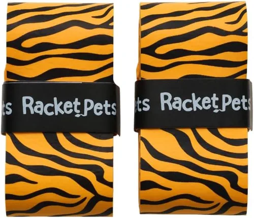 Vista 7 de Racket Pets Raqueta de tenis para niños, cinta antideslizante de agarre de tenis con estampado animal para raquetas juveniles, divertido agarre