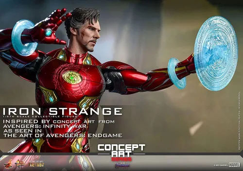 Vista 11 de Hot Toys 1:6 Iron Strange - El arte de los Vengadores: Endgame
