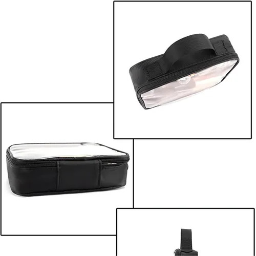 Vista 5 de Cuidado de la piel titular transparente viaje cosmético bolsa de almacenamiento de maquillaje