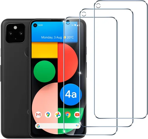 Vista 19 de ivoler Paquete de 2 protectores de pantalla de vidrio templado para Google Pixel 4a 4G (5.8 pulgadas)