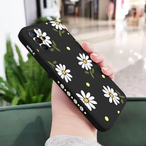 Vista 2 de Funda para Galaxy S20+ Plus con bonito patrón de margaritas, protección completa de lente de cámara, delgada, a prueba de golpes, TPU a prueba