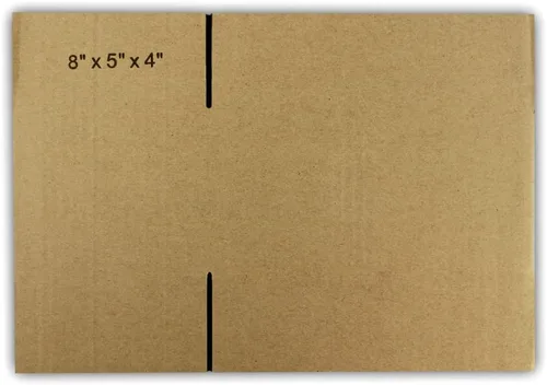 Vista 5 de EcoSwift 30 cajas de embalaje de la cartulina acanalada 8x5x4 que envían por correo los cartones móviles de la caja de envío