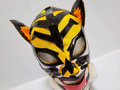 Vista 2 de MÁSCARA DE TIGER MASCARA DE LUCHA LUCHADOR LUCHADOR LUCHA LIBRE MÁSCARA MEXICANA