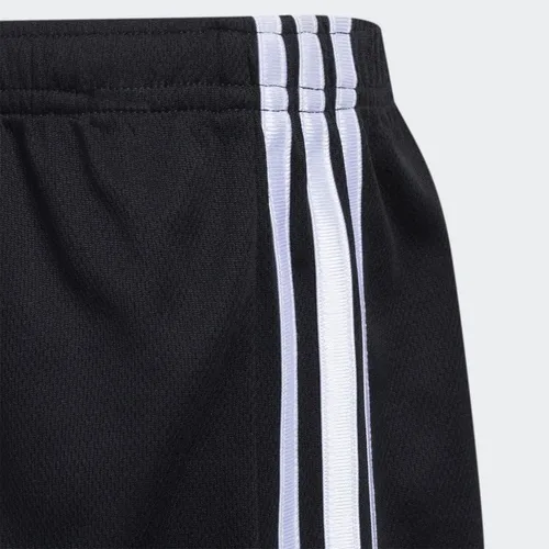 Vista 3 de adidas Pantalones cortos de malla de 3 rayas para niña