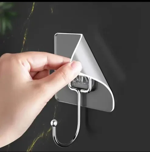 Vista 8 de Ganchos autoadhesivos transparentes ultra fuertes de 50 libras (máx.), ganchos de pared resistentes para cocina, baño, techo y más, la solución