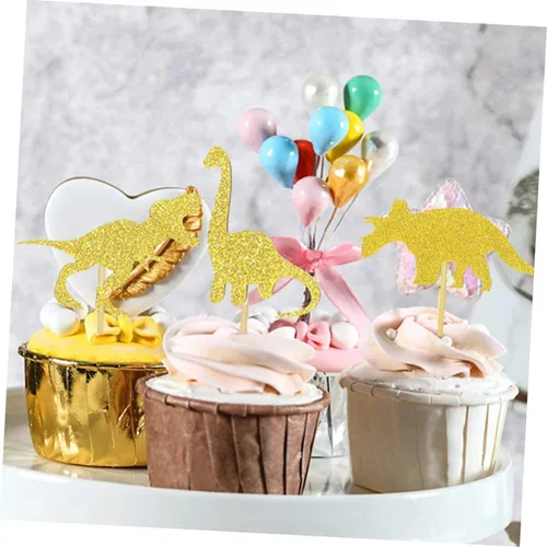 Vista 4 de Decoración de pastel con forma de dinosaurio para fiesta de cumpleaños y decoración de pasteles para celebraciones temáticas de dinosaurios