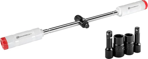 Vista 9 de Powerbuilt Billy Club - Llave universal para cambiar los neumáticos del vehículo rápidamente, romper tuercas sueltas, servicios de emergencia