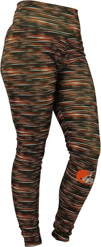 Vista 55 de Zubaz NFL Mallas para mujer de longitud completa de cintura alta básica 1.0