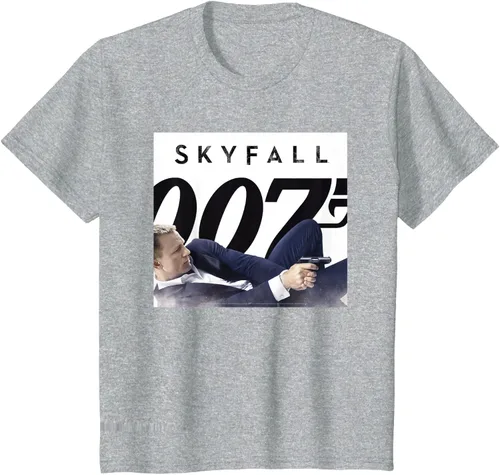 Vista 39 de Official James Bond 007 Camiseta Skyfall, Negro