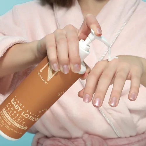 Vista 5 de Dr. Natural Loción hidratante para bebés - Loción de manteca de karité para recién nacidos y niños - Loción corporal para pieles sensibles