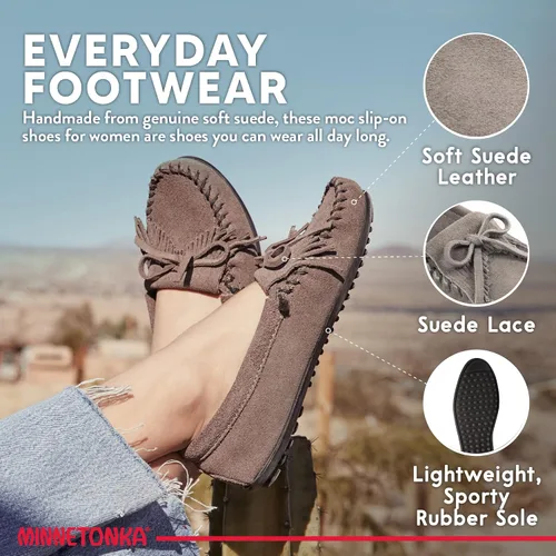 Vista 4 de Minnetonka Kilty Mocasines de suela dura para mujer