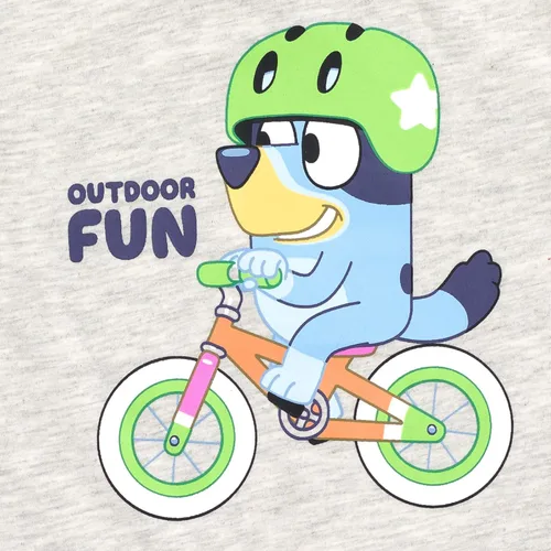 Vista 4 de Bluey Conjunto de camiseta y pantalones cortos para niños pequeños