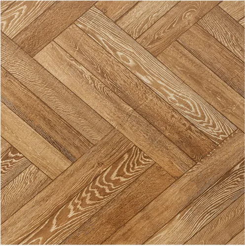 Vista 21 de Azulejo de vinilo autoadhesivo retro de 12 x 12 pulgadas, Affinity, 10 azulejos/10 pies cuadrados. Self-Adhesive Backing and Multi-Plank Coverage