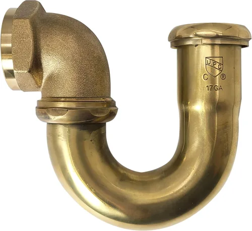 Vista 5 de Westbrass A402LA-12 1-1/2" Latón LA Code P-Trap, bronce aceitado