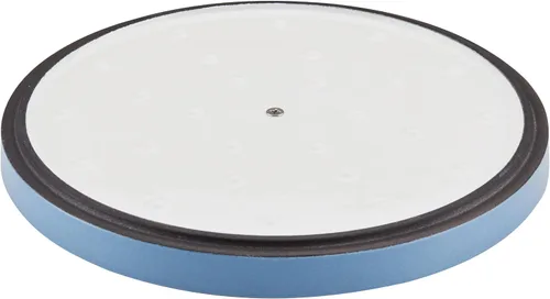 Vista 14 de KitchenAid - Horno holandés/cacerola de hierro fundido esmaltado, 6 cuartos de galón, Azul Terciopelo