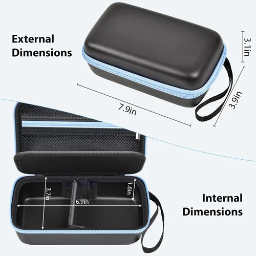 Vista 5 de Funda para lentes de contacto diario para más de 30 lentes desechables diarios, organizador portátil de almacenamiento de lentes de contacto