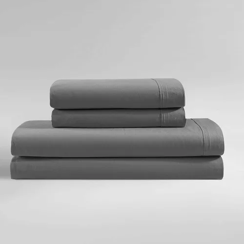 Vista 24 de Calvin Klein - Juego de sábanas de tamaño Queen, sábanas refrescantes frescas y a medida con un tacto de percal de algodón naturalmente suave