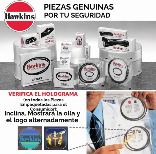 Vista 6 de Hawkins Peso de ventilación de silbato para olla a presión de acero inoxidable y Bigboy, 1,5 litros a 22 litros
