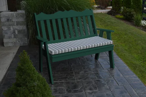 Vista 7 de A & L Furniture Poly Royal - Banco inglés, color azul aruba Azul (Aruba Blue)