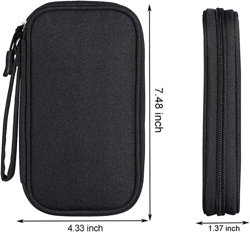Vista 2 de Bolsa de Accesorios Electrónicos / Estuche Organizador Electrónico, Bolsa de Almacenamiento de Accesorios Electrónicos Pequeños Duradera para Varios