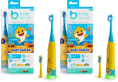 Vista 8 de BriteBrush™ - Cepillo de dientes inteligente interactivo para niños con tiburón bebé