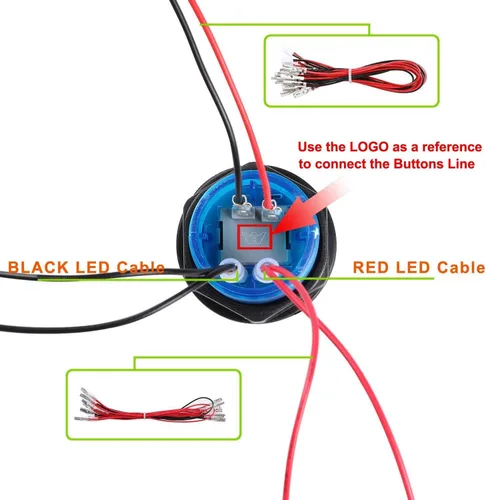 Vista 5 de Fosiya - Kit de 4 reproductores LED de Arcade Ellipse, estilo ovalado, joystick, codificador USB para juegos de PC, controladores de bricolaje