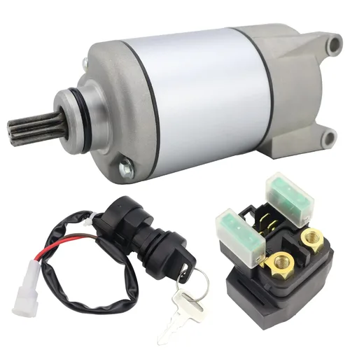 Vista 7 de Motor de arranque, relé e interruptor de encendido para Yamaha YFM35 YFM350 Grizzly 350 2007-2014 Bruin 350 2004-2006 Wolverine 350 2006-2009