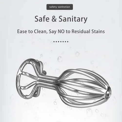 Vista 5 de Tapón anal anal de metal hueco Anal Plug Juguetes sexuales para adultos Masaje de próstata Stainles Consolador anal de acero para hombres y mujeres