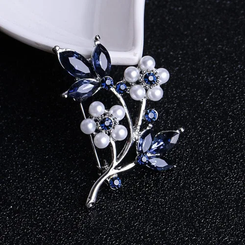 Vista 6 de Broche Flor Perla Señoras Simple Broche De Moda Durabilidad Atractivo Y Moda
