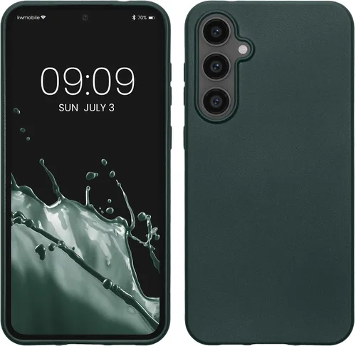 Vista 74 de kwmobile Funda compatible con Samsung Galaxy S23 - Funda protectora de silicona TPU suave y delgada - Piedra antigua