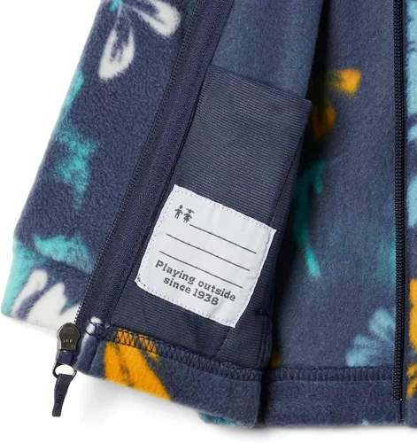Vista 9 de Columbia Chaqueta de vellón estampada Benton Springs II para niñas